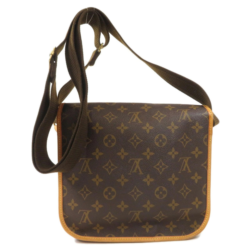 Louis Vuitton Monogram Canvas Bag Shoulder Messenger Brown